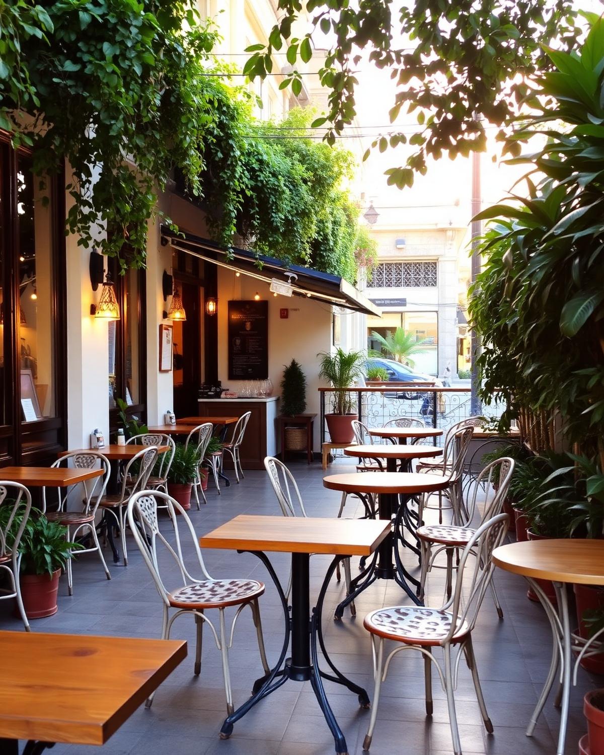 Terraço da cafeteria